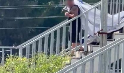 Cumhurbaşkanı Erdoğan'ın pankartını söküp zarar veren şahıs tutuklandı