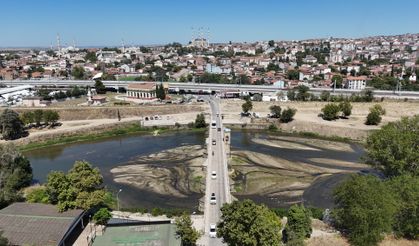 Tunca Nehri'nde kuraklık alarmı