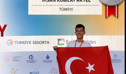 Biga İÇDAŞ Fen Lisesi öğrencisinden uluslararası coğrafya başarısı
