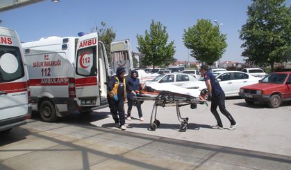 Kontrolden çıkan araç araziye savruldu, sürücü yaralandı