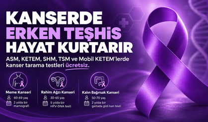 Kanserde erken teşhis hayat kurtarıyor: Tarama testleri ücretsiz yapılıyor