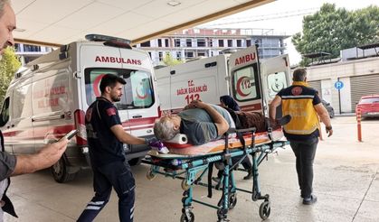 İnegöl'de çatıdan düşen kişi ağır yaralandı!