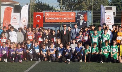 Biga’da Cumhuriyet coşkusu koşu parkuruna taşındı