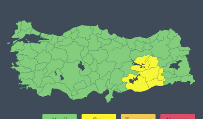 İçişlerinden 'sarı' kodlu uyarı: 12 ilde kuvvetli sağanak bekleniyor