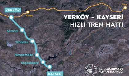 Ankara-Kayseri arası 1 saat 45 dakikaya düşecek