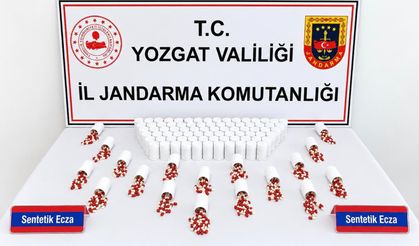 5 bin 626 sentetik ecza hap ele geçirildi