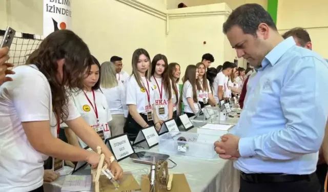 Tekirdağ’da liseli gençler bilim fuarında projelerini sergiledi