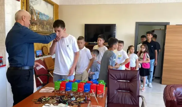 Terzialan Belediye Başkanı ile çocuklar bayram yaptı