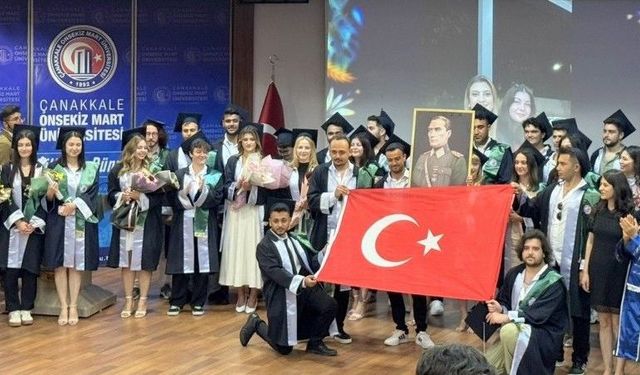 ÇOMÜ Ziraat Fakültesi’nde mezuniyet heyecanı