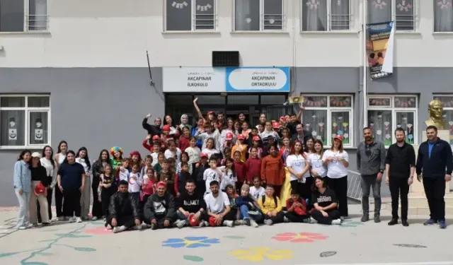 Akçapınar’da çocukları eğlendiren proje!