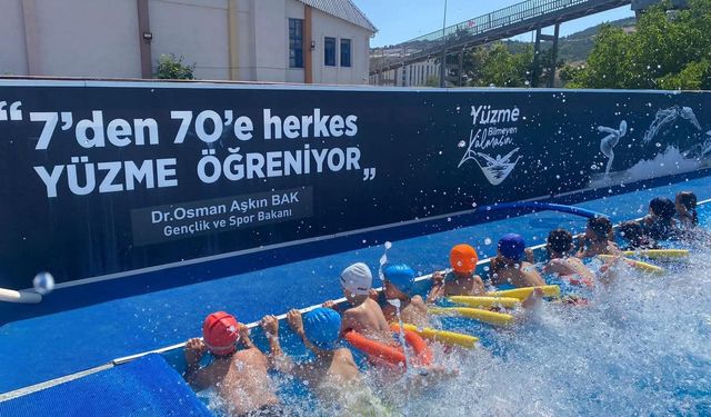 Çan’da ücretsiz yüzme kursu başlıyor