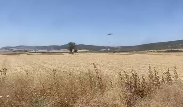 Biga’da çıkan yangın kontrol altına alındı
