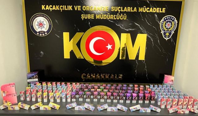 Çanakkale'de kaçak alkol operasyonu