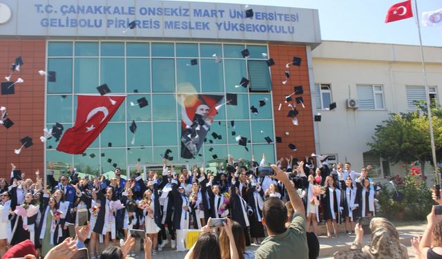 Gelibolu'da mezuniyet coşkusu!!!