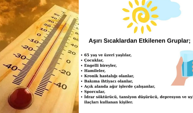 Aşırı sıcaklarda hayati uyarı! Kimler risk altında?