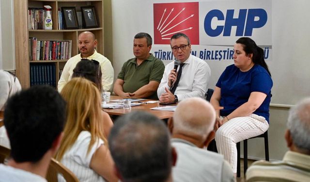 Biga Belediye Başkanı Alper Şen, CHP üyeleriyle buluştu