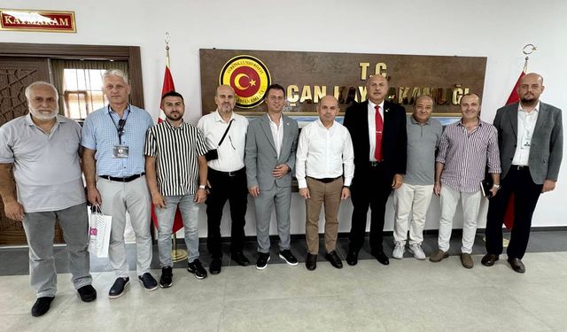 Tüm Emlak Danışmanları Birliği’nden Çan Kaymakamı Nebioğlu’na ziyaret