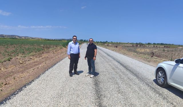 Biga’daki asfalt çalışmalarına yakından inceleme
