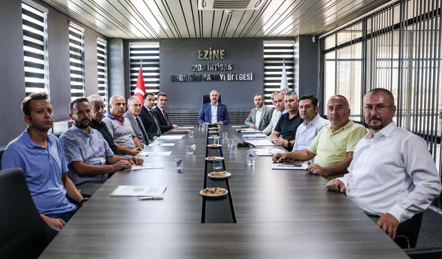 Ezine Gıda İhtisas OSB Müteşebbis Heyeti Toplantısı gerçekleştirildi