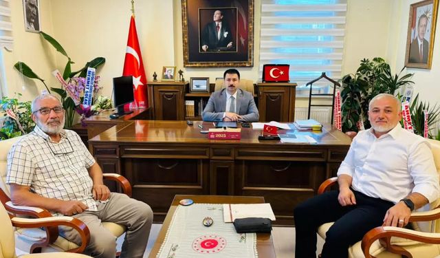 Ayvacık Kaymakamı Mustafa Karali’ye ziyaretler devam ediyor