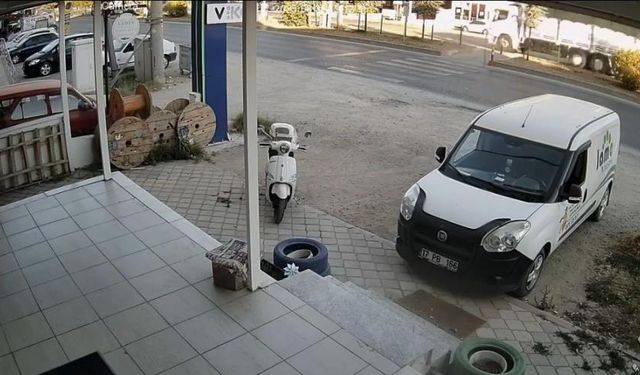 Çanakkale'deki feci kaza kameralarda (Video)