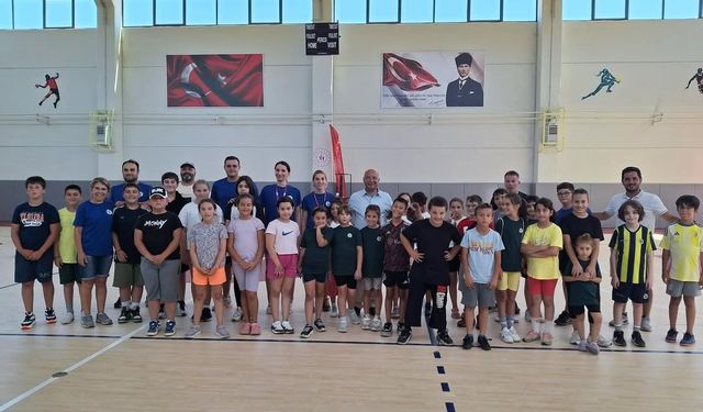 Bozcaada’da Yaz Spor Okulu başladı