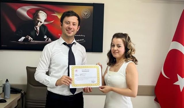Başarı belgesiyle ödüllendirildiler