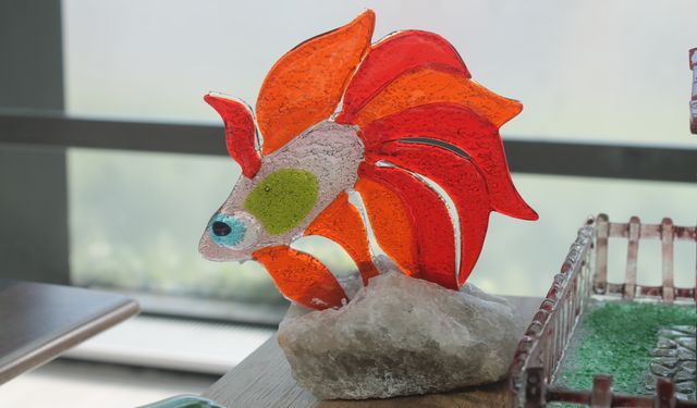 Atık camlardan yapılan sanat eserlerinin hikayesi