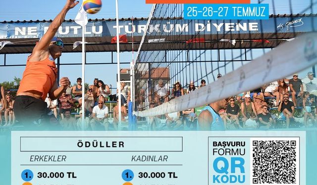 Lapseki’de plaj voleybolu heyecanı başlıyor!