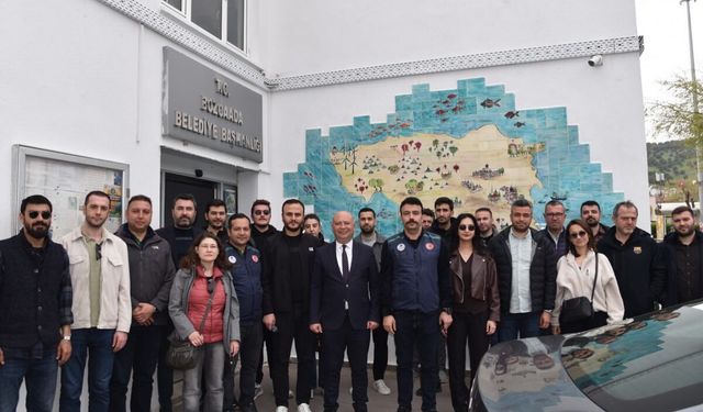 Bozcaada’ya 25 Kişilik Heyet İçme suyu tesislerinde
