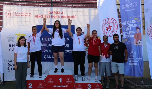 Anadolu Yıldızlar Ligi Atletizm müsabakaları Çanakkale'de tamamlandı