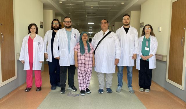 ÇOMÜ Hastanesi'nden tıp dünyasında dikkat çeken başarı! Nadir görülen kist, kapalı yöntemle başarıyla alındı