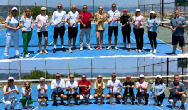 ÇOMÜ’de Ücretsiz Tenis Kursu Programı Tamamlandı