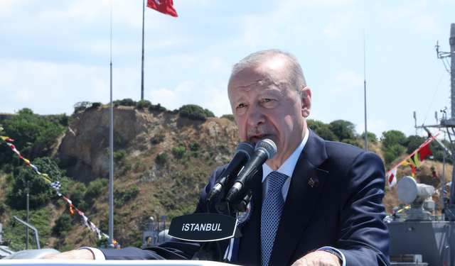 Cumhurbaşkanı Erdoğan: "Aynı anda en fazla savaş gemisi yapabilen ülkelerden biriyiz"
