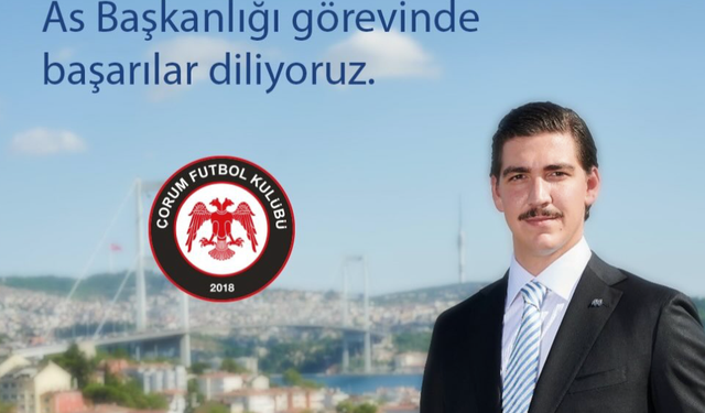 Çanakkaleli İş İnsanı Turhan Mildon, Çorum FK Asbaşkanlığına Getirildi
