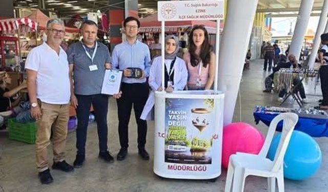 Ezine Panayırında Sağlıklı Yaşam Farkındalığı