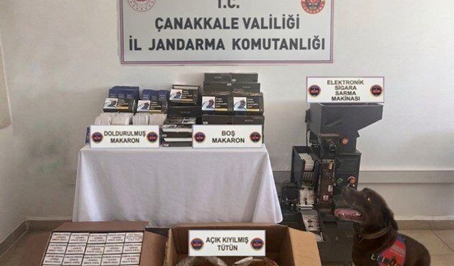 Jandarmadan kaçak tütün operasyonu!