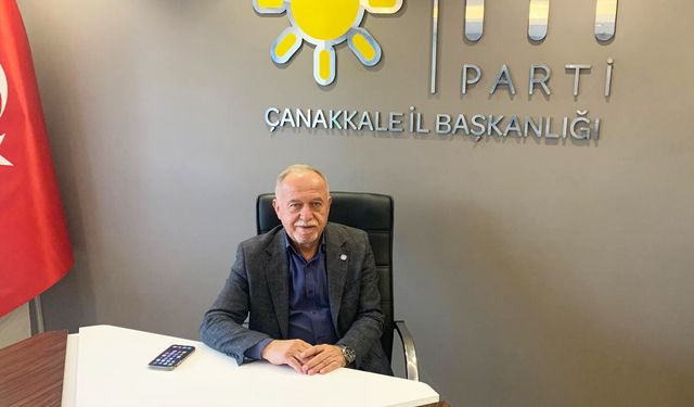 İYİ Parti Çanakkale İl Başkanı’ndan Ankara’daki “Bayrak Açıyorum” Mitingine Davet
