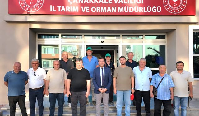 Yalovalı üreticiler Çanakkale'nin tarımsal projelerini yerince inceledi