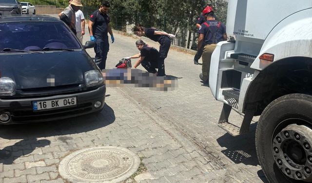 Çöp kamyonunun çarptığı yaşlı adam hayatını kaybetti