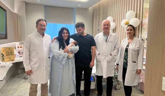 Yüksek riskli gebelik mutlu sona bitti, Barlas bebek dünyaya geldi