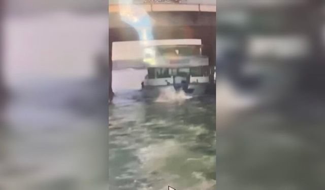 Gemi personelinin hayatını kaybettiği kazanın görüntüleri ortaya çıktı