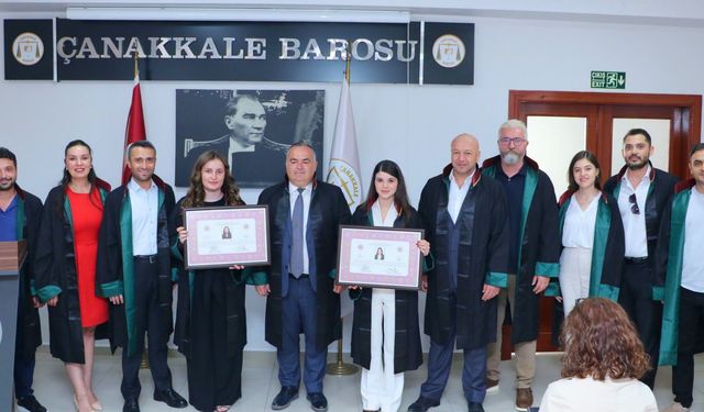 Çanakkale'de mesleğe ilk adım...