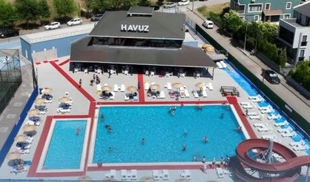 Havuz Kafe Şerif Engin Sosyal Tesisleri yaz sezonunu açtı!