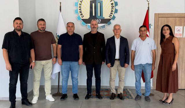 Güneşhan'dan Harun Erkan ve OSB yönetimine ziyaret