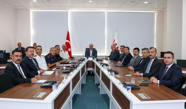 Çanakkale'de Güvenlik ve Asayiş Masaya Yatırıldı