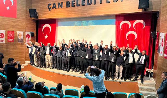 MHP Çan İlçe Başkanlığı'nda Mehmet Emre dönemi