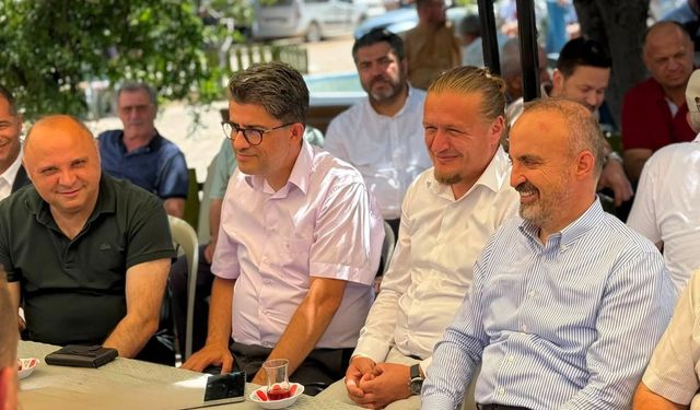 Bülent Turan Şevketiye Köy Hayrına katıldı