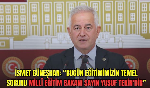 İsmet Güneşhan: “Gençlerin gerçek sorunları bu kanun teklifinde yok”
