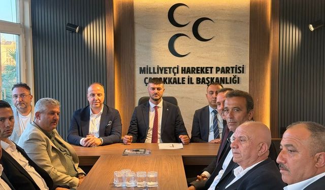 MHP Çanakkale'de ilçe başkanları toplandı: Altınkaya'dan teşkilat ve 15 Temmuz mesajı